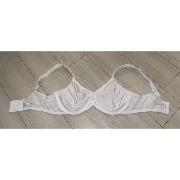 Wacoal 85567 Awareness Full Figure Seamless Bra Floral UW Womens 38D Ivory - Picture 5 of 6